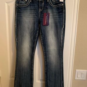 Vigoss boot cut jeans with flap back pocket